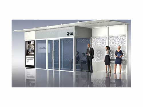 Information about Close type of bus shelter