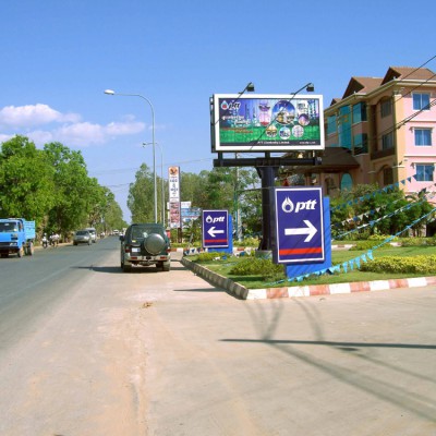Outdoor Waterproof Wall Advertising Sign Prisma Tri-vision Billboard Structure