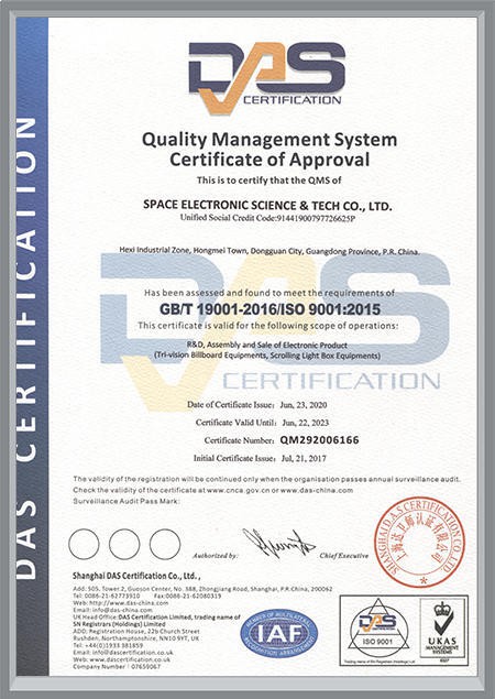 Certificates