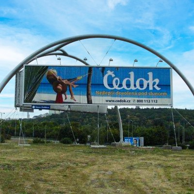 LED Light Solar Power Trivision Billboards
