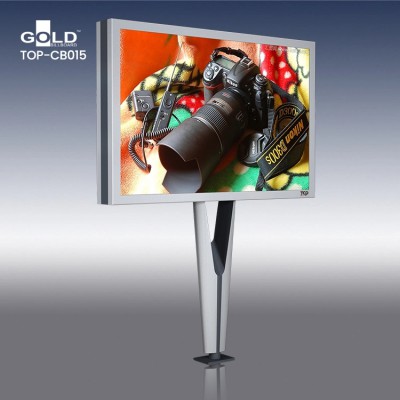 Aluminum Outdoor Advertising High Quality Stylish Pole Billboard LED Light Box For Sale