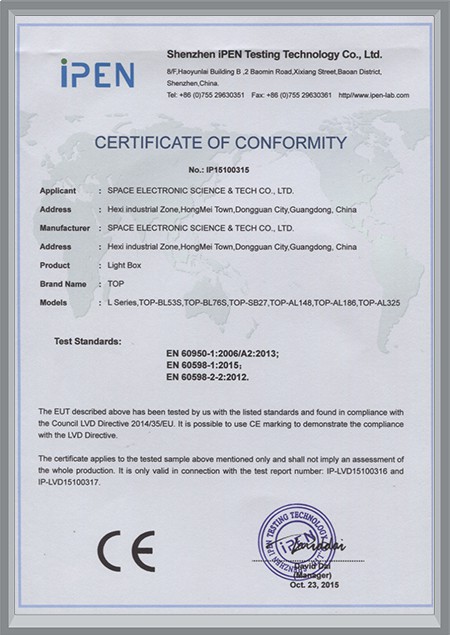 Certificates