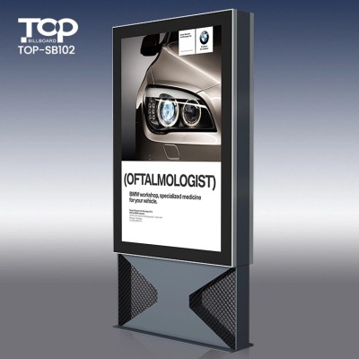 Outdoor Street Advertising Wind Resistant LED Scrolling Light Box for Sale